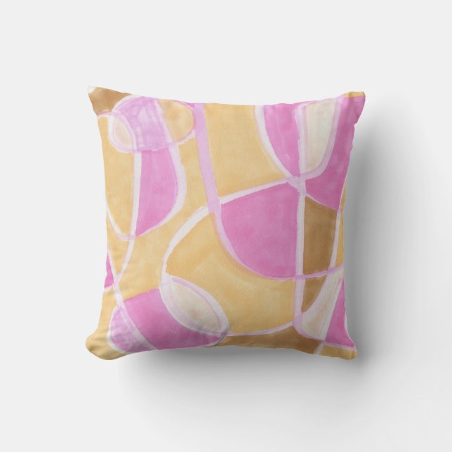 Gentle Touch  Throw Pillow (Front)