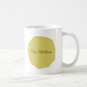Gentle Warm Yellow Circle Coffee Mug