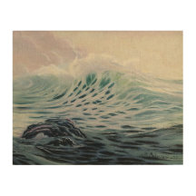 Gentle Wave of Appreciation Wood Print