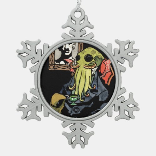 Gentleman Cthulhu _ Snowflake Ornament