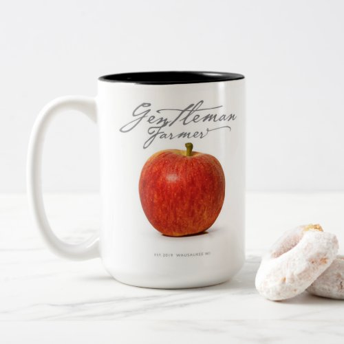 Gentleman Farmer 15 oz Coffee Mug apple