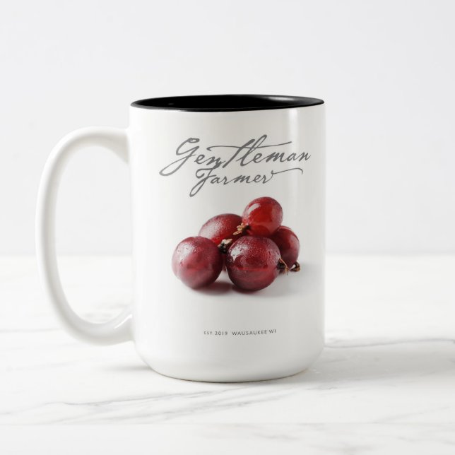 Gentleman Farmer 15 oz. Coffee Mug (gooseberry) (Left)