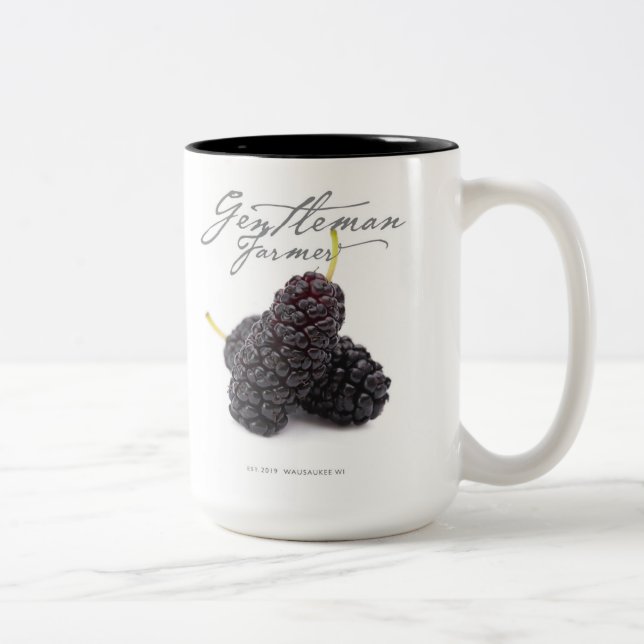 Gentleman Farmer 15 oz. Coffee Mug (mulberry) (Right)