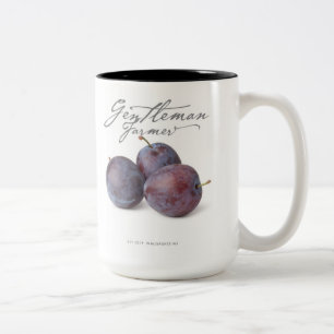 Gentleman Farmer 15 oz. Coffee Mug (plum)