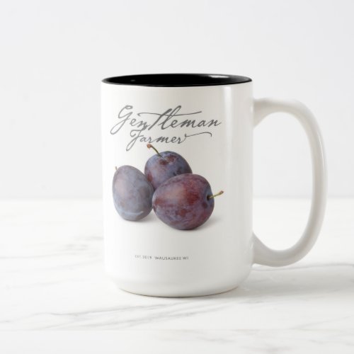 Gentleman Farmer 15 oz Coffee Mug plum