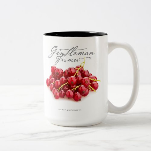 Gentleman Farmer 15 oz Coffee Mug red currants