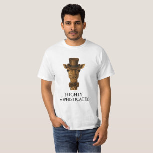 Gentleman Giraffe – The Highly Sophisticated One T-Shirt