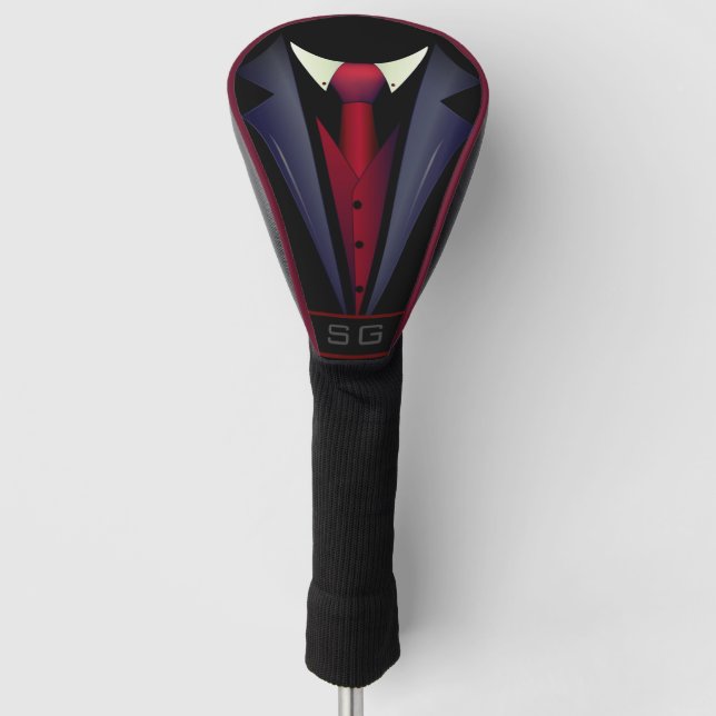 Gentleman Golfer Golf Head Cover (Front)