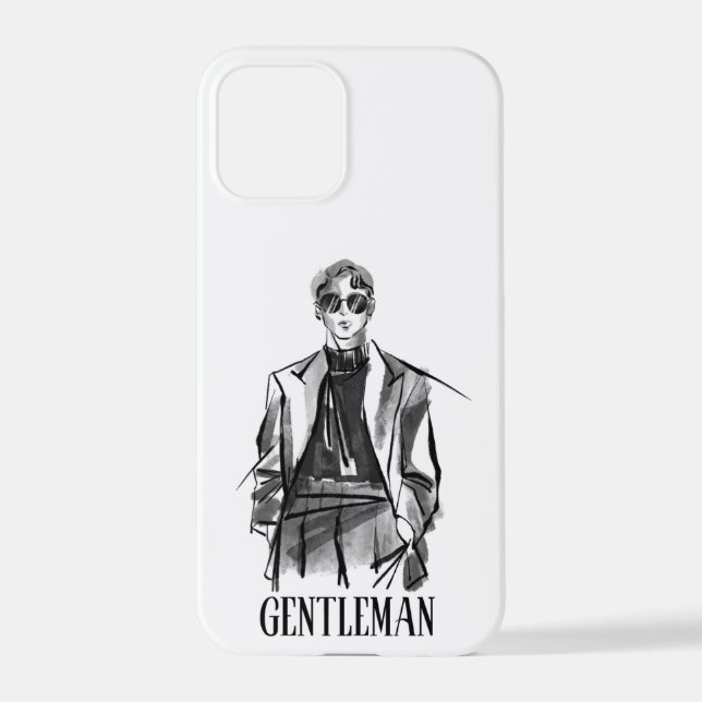 Gentleman  iPhone case (Back)