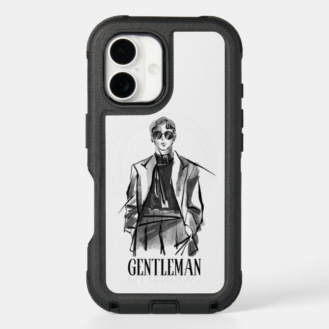 Gentleman  otterbox iPhone case (Back)