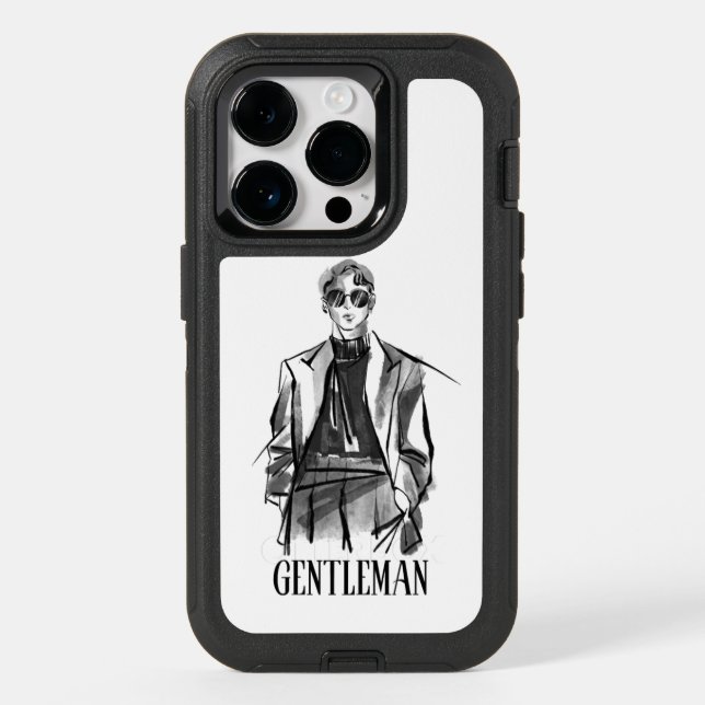 Gentleman  otterbox iPhone case (Back)