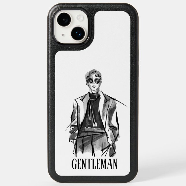 Gentleman  otterbox iPhone case (Back)