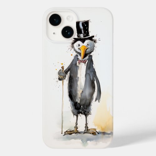 Gentleman Penguin Case_Mate iPhone 14 Case
