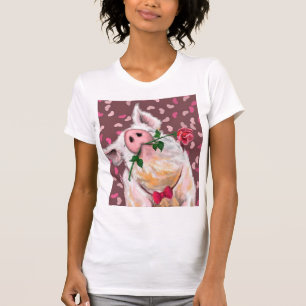 Gentleman Pig Funny T-Shirt