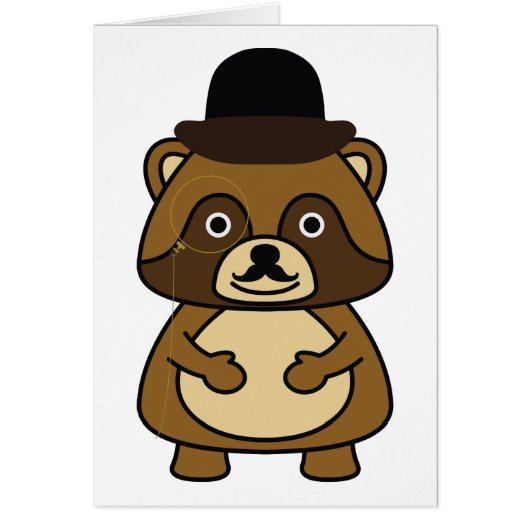 Gentleman Racoon Cards (Front)