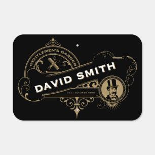 Gentleman’s Victorian Barbershop Metal Sign
