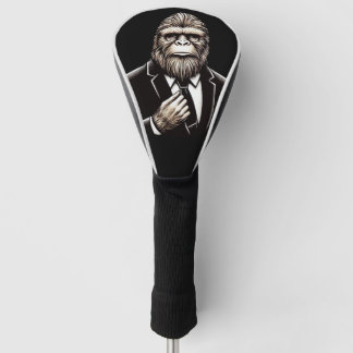 Gentleman Sasquatch - Funny Bigfoot Golf Head Cover