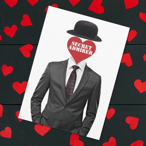 Gentleman Secret Admirer Holiday Card