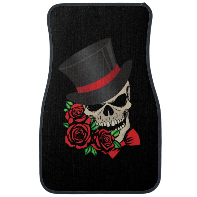 Gentleman Skull Car Mat (Front)