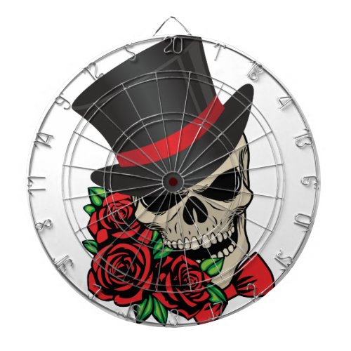 Gentleman Skull Dart Board