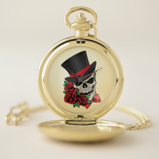 Gentleman Skull Pocket Watch