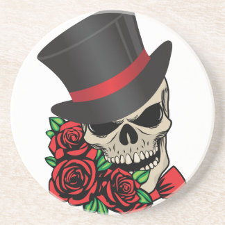 Gentleman Skull Sandstone Coaster
