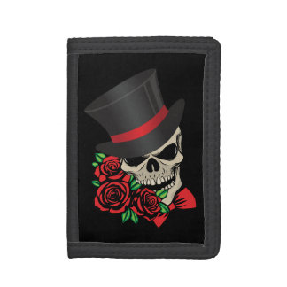 Gentleman Skull Trifold Wallet