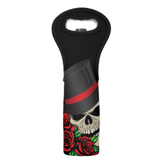 Gentleman Skull Wine Bag