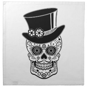 Gentleman Sugar Skull-01 Napkin