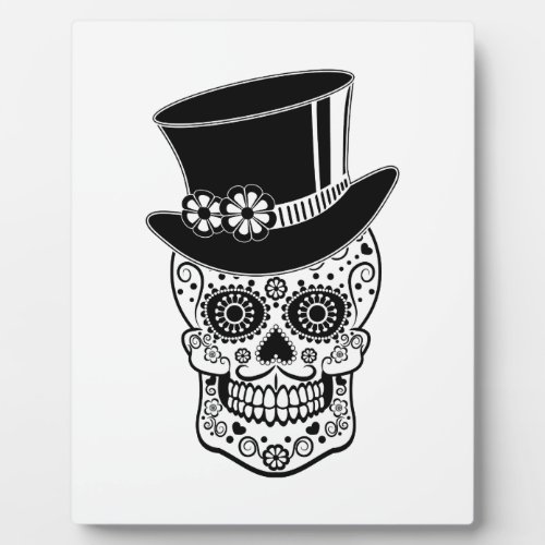 Gentleman Sugar Skull_01 Plaque