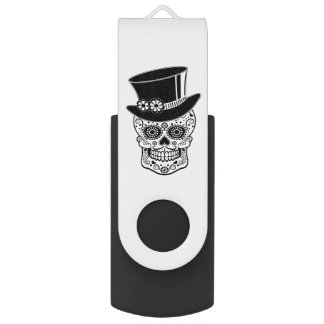 Gentleman Sugar Skull Flash Drive