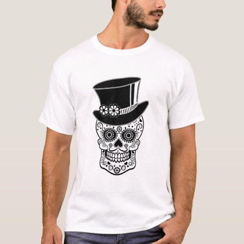 Gentleman Sugar Skull T_Shirt