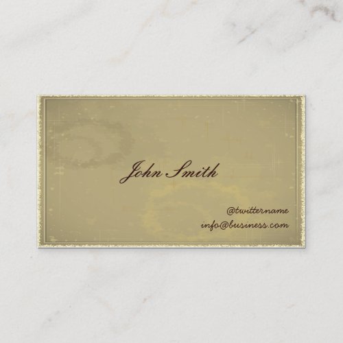 Gentleman's Calling/Visiting Card business card
