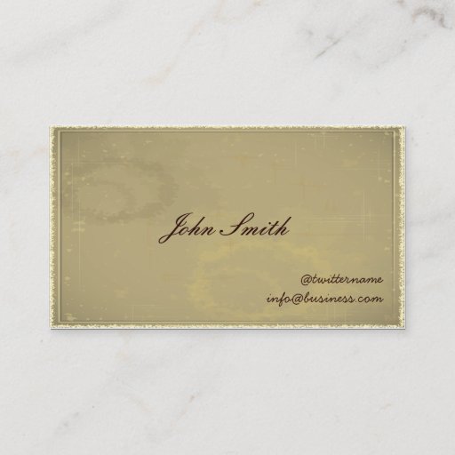 Customizable Gentleman's Calling/Visiting Card business card