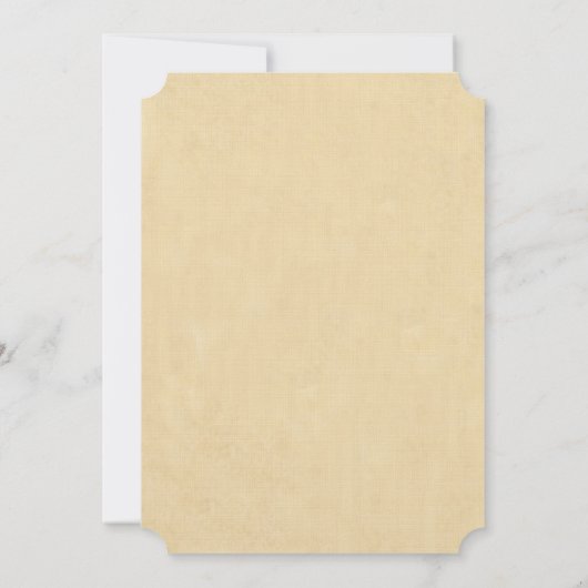 Gentleman's Flirtation Card (Bracket 5" x 7") (Back)