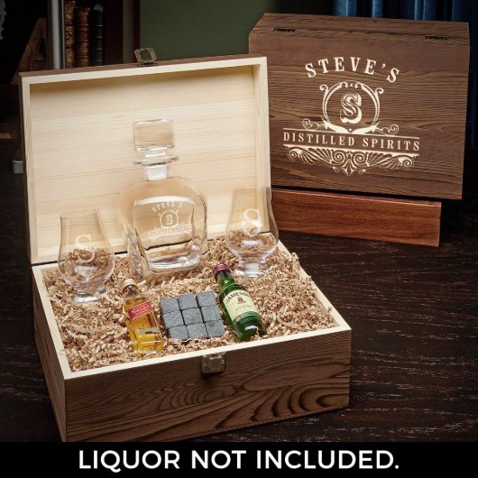 Gentleman's Glencairn Scotch Glass Set w/ Decanter (Open)