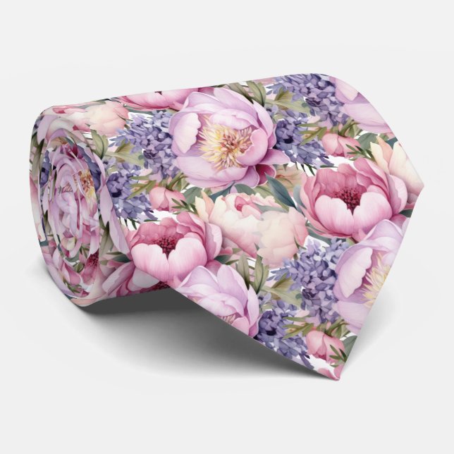 Gentleman's Tie | Wedding and Event Floral Necktie (Rolled)