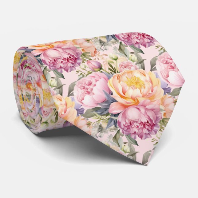 Gentleman's Tie | Wedding and Event Floral Necktie (Rolled)