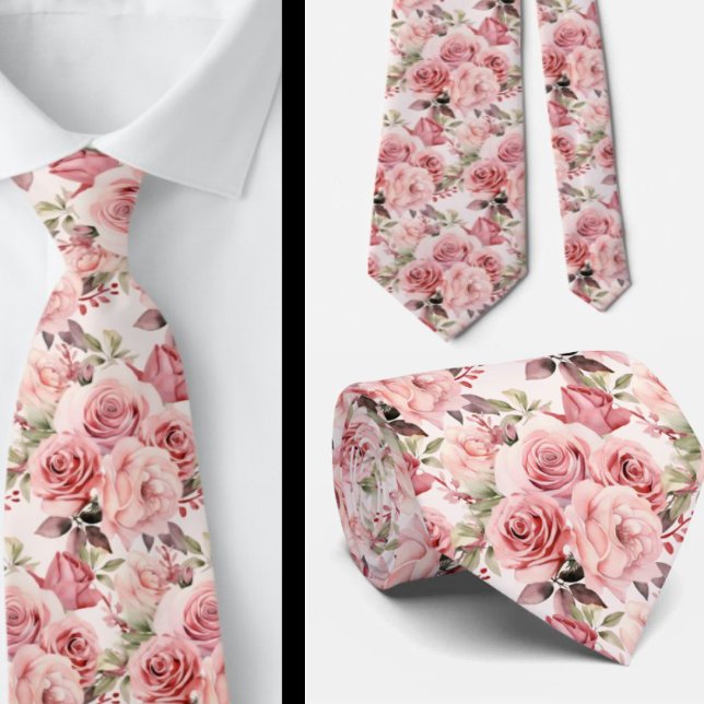 Gentleman's Tie | Wedding and Event Floral Necktie (Creator Uploaded)