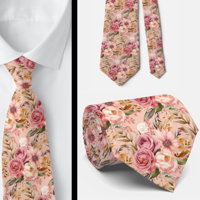 Gentleman's Tie | Wedding and Event Floral Necktie (Creator Uploaded)