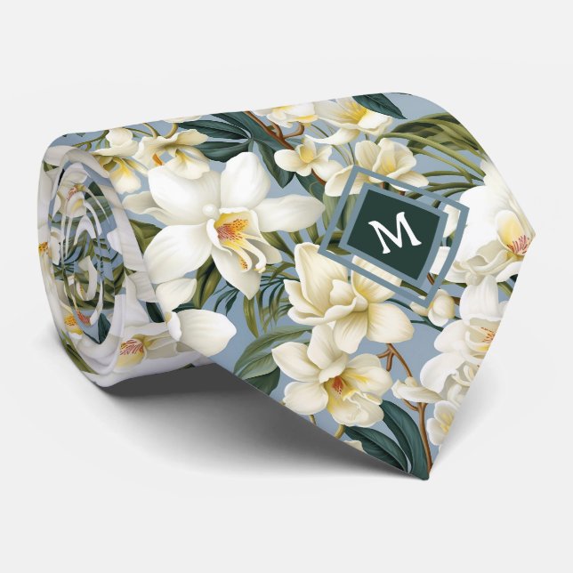 Gentleman's Tie | Wedding & Event Floral Necktie (Rolled)