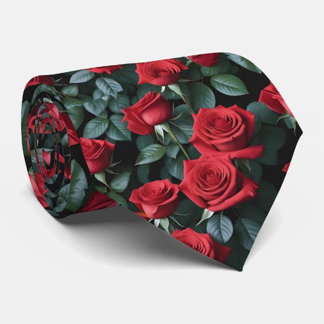 Gentleman's Tie | Wedding & Event Floral Necktie (Rolled)
