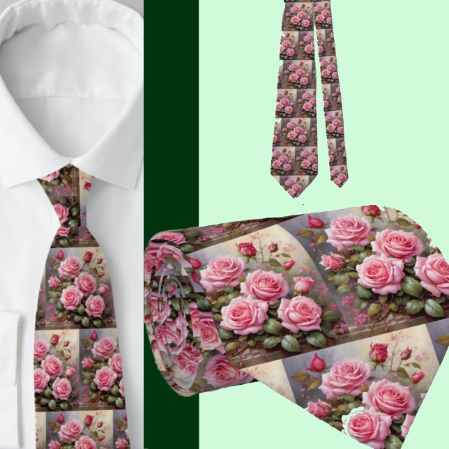 Gentleman's Tie | Wedding & Event Floral Necktie (Creator Uploaded)