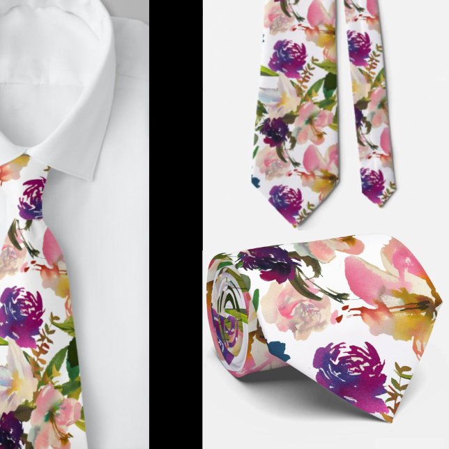 Gentleman's Tie | Wedding & Event Floral Necktie (Creator Uploaded)