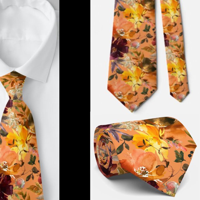 Gentleman's Tie | Wedding & Event Floral Necktie (Creator Uploaded)