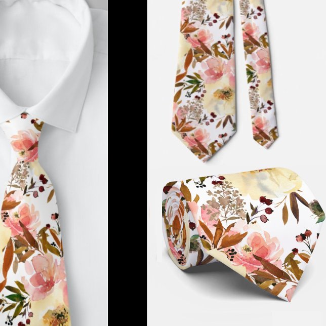 Gentleman's Tie | Wedding & Event Floral Necktie (Creator Uploaded)