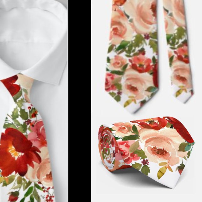 Gentleman's Tie | Wedding & Event Floral Necktie (Creator Uploaded)