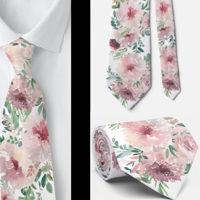 Gentleman's Tie | Wedding & Event Floral Necktie (Creator Uploaded)
