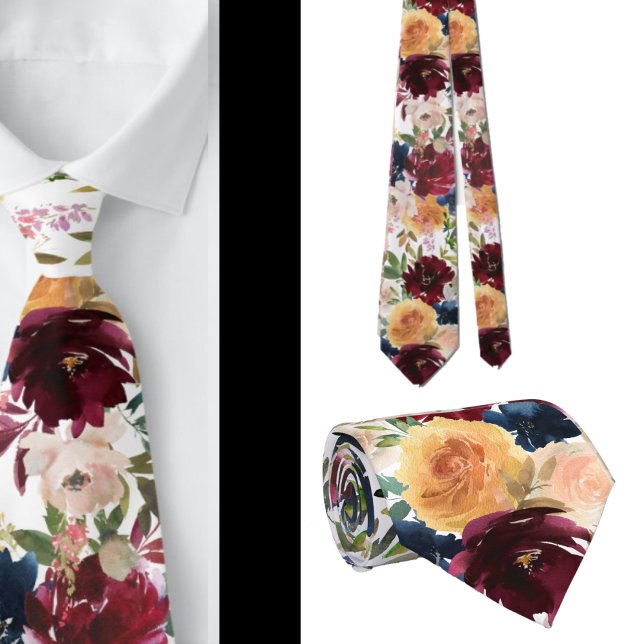 Gentleman's Tie | Wedding & Event Floral Necktie (Creator Uploaded)