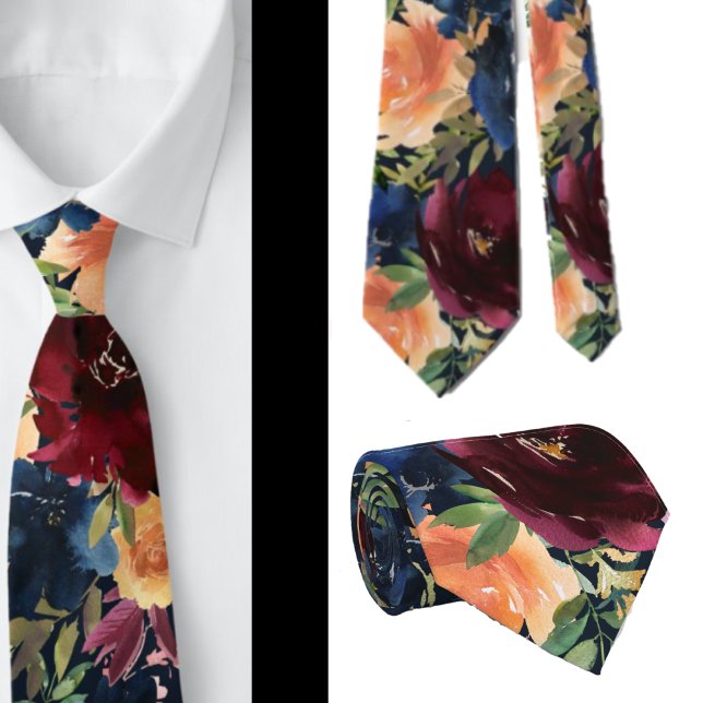 Gentleman's Tie | Wedding & Event Floral Necktie (Creator Uploaded)